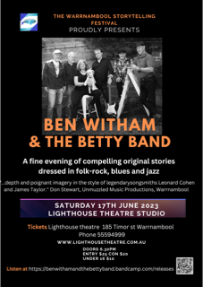 FINAL Ben Witham and The Betty Band poster 2023 - Canva